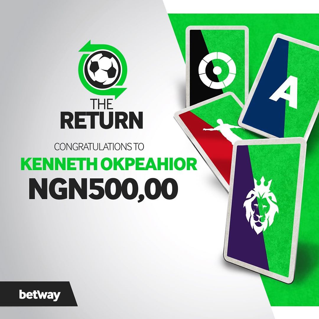 Betway Return Bet Promo