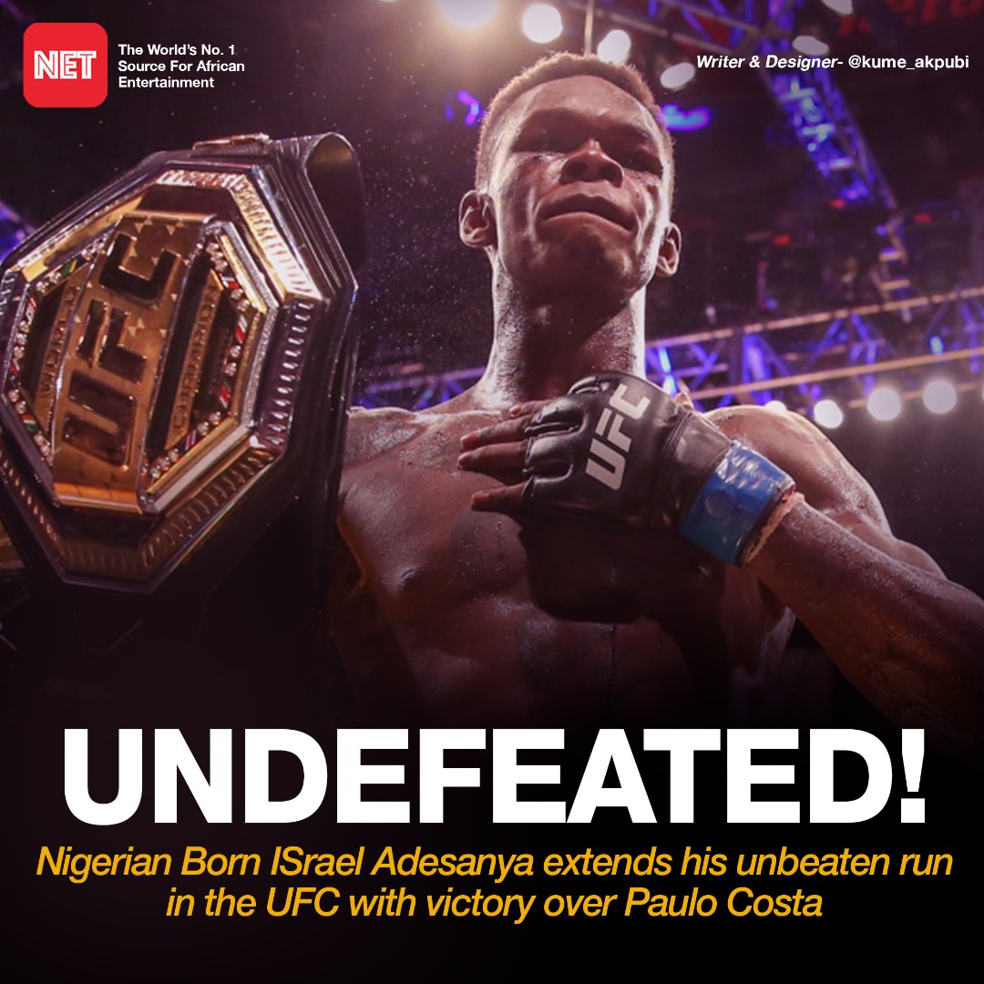 Israel Adesanya undefeated